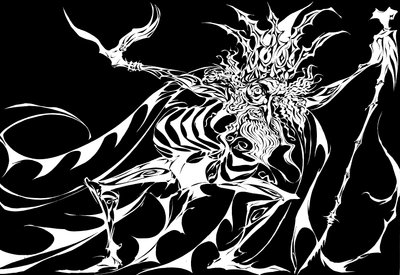 The Firebird - illustration of Kaschey the Sorcerer from the 1910 ballet The Firebird by Igor Stravinsky by Neale Osborne
